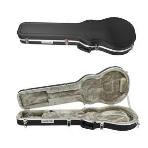 Electric Guitar ABS Hard Case for Les Paul Guitars, GC-RLP Black | Portable Hard-Shell Case With Lock, Super Thick Case Fit for Guitar, Soft Velvet Lining Suitable Inner Design Electric Guitar ABS Hard Case for Les Paul Guitars, GC-RLP Black | Portable Hard-Shell Case With Lock, Super Thick Case Fit for Guitar, Soft Velvet Lining Suitable Inner Design