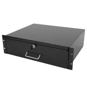 3U Rack Drawer Server Cabinet Case 19 Inch Rack Mount DJ Locking Rack Network Rack Deep Drawer with Key, with Rear Pass-Through Holes for Routing Cables(3U) 3U Rack Drawer Server Cabinet Case 19 Inch Rack Mount DJ Locking Rack Network Rack Deep Drawer with Key, with Rear Pass-Through Holes for Routing Cables(3U)
