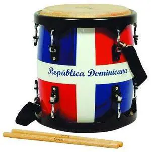 TTA-551BDR 11" Tambora Dominican Republic Flag TTA-551BDR 11" Tambora Dominican Republic Flag