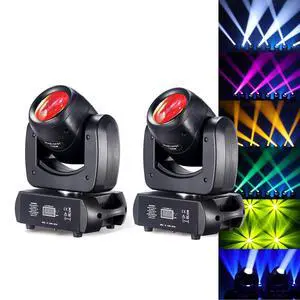 120W LED Moving Head Dj Light Roto Prism Beam Stage Lights 8 GOBOs 8 Colors DMX 512 12CH Sound DJ Lighting for Disco Party Events Wedding Stage Lighting (2) 120W LED Moving Head Dj Light Roto Prism Beam Stage Lights 8 GOBOs 8 Colors DMX 512 12CH Sound DJ Lighting for Disco Party Events Wedding Stage Lighting (2)
