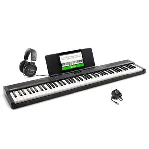 Recital Play and HDH40-88 Key Keyboard Piano with Speakers, Piano Lessons, and Over Ear Headphones with 9 ft Cable Recital Play and HDH40-88 Key Keyboard Piano with Speakers, Piano Lessons, and Over Ear Headphones with 9 ft Cable