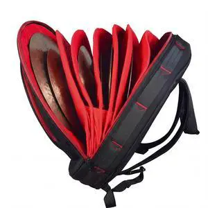 Heavy Duty 22" Drum Cymbal Bag - Holds Up to 10 Cymbals, 12mm Thick Exterior Padded Cymbal Case with Individual Soft Cymbal Sleeves for Drummers Heavy Duty 22" Drum Cymbal Bag - Holds Up to 10 Cymbals, 12mm Thick Exterior Padded Cymbal Case with Individual Soft Cymbal Sleeves for Drummers