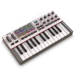 MPK Mini IV USB-C MIDI Keyboard Controller for Beginners and Producers - MPC Drum Pads, 360° Knobs, Pitch and Mod Wheels, Production Software, Native Instruments Sound Package, Grey MPK Mini IV USB-C MIDI Keyboard Controller for Beginners and Producers - MPC Drum Pads, 360° Knobs, Pitch and Mod Wheels, Production Software, Native Instruments Sound Package, Grey