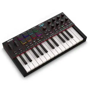 MPK Mini IV USB-C MIDI Keyboard Controller for Beginners and Producers - MPC Drum Pads, 360° Knobs, Pitch and Mod Wheels, Production Software, Native Instruments Sound Package, Black MPK Mini IV USB-C MIDI Keyboard Controller for Beginners and Producers - MPC Drum Pads, 360° Knobs, Pitch and Mod Wheels, Production Software, Native Instruments Sound Package, Black