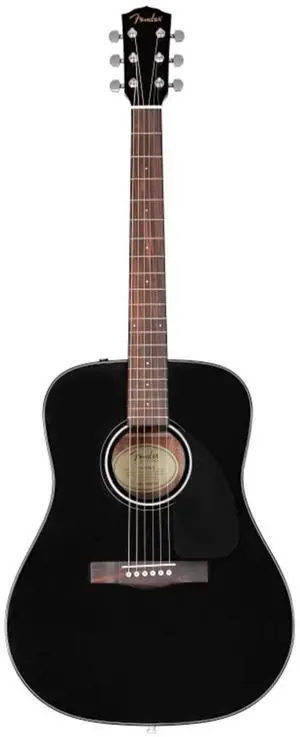 CD-60S V3 Dreadnought Acoustic Guitar w/Case, Black, | Beginner acoustic guitar, spruce top, walnut fingerboard, alloy steel strings, hard-shell case included CD-60S V3 Dreadnought Acoustic Guitar w/Case, Black, | Beginner acoustic guitar, spruce top, walnut fingerboard, alloy steel strings, hard-shell case included