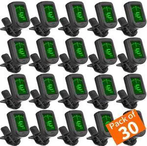 Guitar Tuner Clip On 30 Pack Tuners for Acoustic Electric Guitar Bass Ukulele Violin banjo Tuning Guitar Tuner Clip On 30 Pack Tuners for Acoustic Electric Guitar Bass Ukulele Violin banjo Tuning