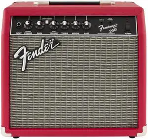 Frontman 20G Electric Guitar Amp with Special Design Speaker, Red | Beginner practice amp, built-in overdrive channel, 6-inch speaker, bedroom-ready, under $100 Frontman 20G Electric Guitar Amp with Special Design Speaker, Red | Beginner practice amp, built-in overdrive channel, 6-inch speaker, bedroom-ready, under $100