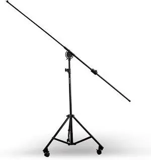 AxcessAbles Heavy Duty Microphone Boom Stand with Weighted Tripod Base | 80-inch Height Overhead Mic Stand | 96 Inch Boom Arm Stand | Shotgun Video Mic Stand | All Metal, No Plastic Parts AxcessAbles Heavy Duty Microphone Boom Stand with Weighted Tripod Base | 80-inch Height Overhead Mic Stand | 96 Inch Boom Arm Stand | Shotgun Video Mic Stand | All Metal, No Plastic Parts