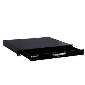 1U Rack Mount Drawer for 19 Inch AV/Network/DJ Equipment Racks or Cabinets with Lock and Key 1U Rack Mount Drawer for 19 Inch AV/Network/DJ Equipment Racks or Cabinets with Lock and Key