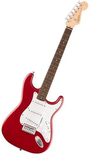 Squier Debut Stratocaster Beginner Electric Guitar, Dakota Red Matte | Starter electric guitar, free lessons included, matte finish, kids and adults, Squier Stratocaster Squier Debut Stratocaster Beginner Electric Guitar, Dakota Red Matte | Starter electric guitar, free lessons included, matte finish, kids and adults, Squier Stratocaster
