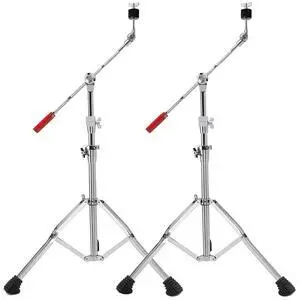 2 Pack Heavy Duty Boom/Straight 2-in-1 Convertible Cymbal Stand | Upgraded Height Adjustable Drum Hardware with Double Braced Legs for Heavy Ride, Crash and Splash Cymbals 2 Pack Heavy Duty Boom/Straight 2-in-1 Convertible Cymbal Stand | Upgraded Height Adjustable Drum Hardware with Double Braced Legs for Heavy Ride, Crash and Splash Cymbals