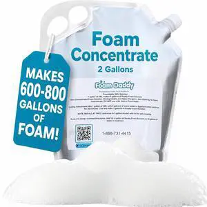 FoamDaddy Professional Strength Ultra-Concentrated Gel Makes 600-800 Gallons of Foam Party Fun High Stacking, Hypoallergenic Designed for Any Foam Machine 2 Gallons FoamDaddy Professional Strength Ultra-Concentrated Gel Makes 600-800 Gallons of Foam Party Fun High Stacking, Hypoallergenic Designed for Any Foam Machine 2 Gallons