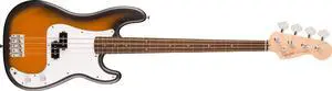 Squier Debut Series Beginner Precision Bass Guitar, 2-Color Sunburst | Starter bass guitar, free lessons included, matte sunburst finish, electric bass for beginners Squier Debut Series Beginner Precision Bass Guitar, 2-Color Sunburst | Starter bass guitar, free lessons included, matte sunburst finish, electric bass for beginners