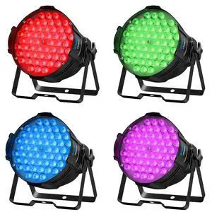Strobe Light, 54x3W RGB 3-in-1 Par Light, DMX/Sound(LPC007-H, 4P) | Auto/Sound/DMX512/Master-Slave,creates rich color combinations and dynamic lighting,for Church,Concert,Wedding,Party,Bar Strobe Light, 54x3W RGB 3-in-1 Par Light, DMX/Sound(LPC007-H, 4P) | Auto/Sound/DMX512/Master-Slave,creates rich color combinations and dynamic lighting,for Church,Concert,Wedding,Party,Bar