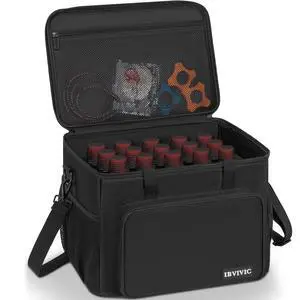 15 Slots Wireless System Microphone Case Bag, Mics Bag with Foam | Mic Storage Bag for Singing, Karaoke, Party Sound Equipment Carrying Case 15 Slots Wireless System Microphone Case Bag, Mics Bag with Foam | Mic Storage Bag for Singing, Karaoke, Party Sound Equipment Carrying Case