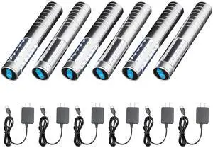 6 Pcs Upgrade LED Bottle Service Lights, Silver | Rechargeable, Waterproof, Premium Aluminum Alon Material, for Parties Bar Club Nightclub Birthday Weddings 6 Pcs Upgrade LED Bottle Service Lights, Silver | Rechargeable, Waterproof, Premium Aluminum Alon Material, for Parties Bar Club Nightclub Birthday Weddings