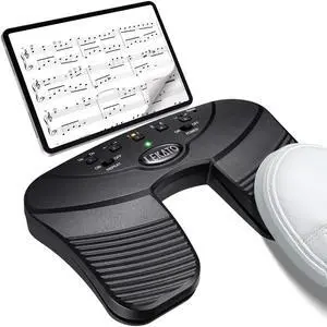Wireless Bluetooth Page Turner Pedal Music Page Turner Pedal for Ipad,Tablets Android IOS Phones Rechargeable Foot Pedal Silent Page Turner Ipad for Hands-Free Wireless Bluetooth Page Turner Pedal Music Page Turner Pedal for Ipad,Tablets Android IOS Phones Rechargeable Foot Pedal Silent Page Turner Ipad for Hands-Free