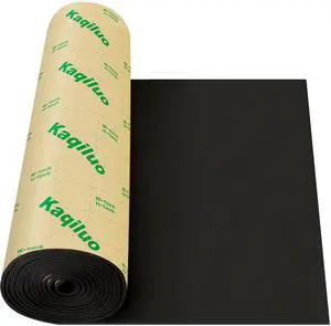Self-Adhesive Sound Insulation Acoustic Foam,73.2sqft x 0.4in Thick,50+kg/m³,Sound Proof Padding,Fire,Water Resistant,Thermal Insulation,Cold Proof Acoustic Treatment Foam Self-Adhesive Sound Insulation Acoustic Foam,73.2sqft x 0.4in Thick,50+kg/m³,Sound Proof Padding,Fire,Water Resistant,Thermal Insulation,Cold Proof Acoustic Treatment Foam