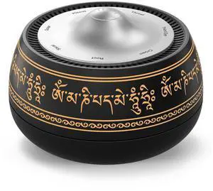 Portable Electronic Tibetan Singing Bowl, 8 Chakra Modes with 8 Chakra Cycle Play Mode, Auto/Manual Mode, Vibration & Built-in Timer, USB-C Rechargeable Meditation Device for Yoga, Reiki, Relaxation Portable Electronic Tibetan Singing Bowl, 8 Chakra Modes with 8 Chakra Cycle Play Mode, Auto/Manual Mode, Vibration & Built-in Timer, USB-C Rechargeable Meditation Device for Yoga, Reiki, Relaxation