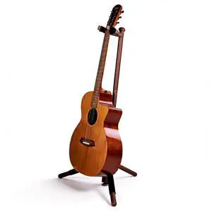 Guitar Stand, Solid Wood Acoustic Guitar Stand Floor with Padding | Acoustic Guitar Stand,Single Neck Support,Walnut Color for Acoustic Guitar, Electric Guitar & Mandolin Guitar Stand, Solid Wood Acoustic Guitar Stand Floor with Padding | Acoustic Guitar Stand,Single Neck Support,Walnut Color for Acoustic Guitar, Electric Guitar & Mandolin