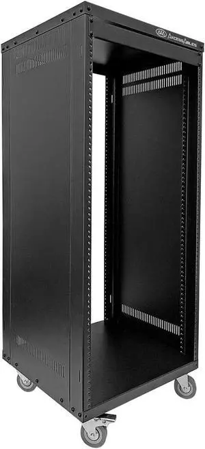AxcessAbles 30U 19-Inch Rolling Network Server Rack 550LB Capacity. 18-Inch Depth Heavy Duty Open Frame AV Rack with Removable Side Panels. Includes 5mm and 6mm Screws AxcessAbles 30U 19-Inch Rolling Network Server Rack 550LB Capacity. 18-Inch Depth Heavy Duty Open Frame AV Rack with Removable Side Panels. Includes 5mm and 6mm Screws