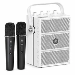 100W Bluetooth Speaker with 2 Wireless Microphones S99 | Powerful Voice Amplifier, Portable Karaoke Machine for Adults, PA System for Home Entertainment, Party, Teaching & Events 100W Bluetooth Speaker with 2 Wireless Microphones S99 | Powerful Voice Amplifier, Portable Karaoke Machine for Adults, PA System for Home Entertainment, Party, Teaching & Events