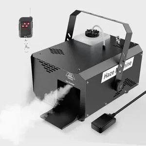 600W 1000CFM Haze Machine for Stage & DJ | Remote DMX512 Control, Adjustable Outlet, 2L Tank. For Wedding, Club, Halloween, Christmas, Party Beam Effects 600W 1000CFM Haze Machine for Stage & DJ | Remote DMX512 Control, Adjustable Outlet, 2L Tank. For Wedding, Club, Halloween, Christmas, Party Beam Effects