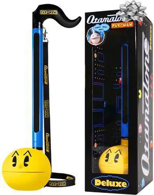 Deluxe PAC-MAN Electronic Synthesizer Musical Instrument | Portable Digital Synthesizer from Japan by Maywa Denki with 3.5mm Aux Jack & Strap, Unique Gift for Teens & Adults Deluxe PAC-MAN Electronic Synthesizer Musical Instrument | Portable Digital Synthesizer from Japan by Maywa Denki with 3.5mm Aux Jack & Strap, Unique Gift for Teens & Adults