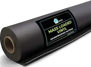 Mass Loaded Vinyl 1lb - MLV Soundproofing for Wall Sound Barrier - Sound Insulation - Made in USA - 4' x 25' Covers 100 sf - Made in USA Mass Loaded Vinyl 1lb - MLV Soundproofing for Wall Sound Barrier - Sound Insulation - Made in USA - 4' x 25' Covers 100 sf - Made in USA