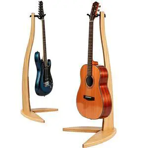 Guitar Bass Hanger Stand, Solid Wood Bow Holder Mermaid Shaped for Display and Storage, 42 inches Height Anti-scratched and Anti-bump, Decorate Studios, Living room and Stage (Bamboo, 1) Guitar Bass Hanger Stand, Solid Wood Bow Holder Mermaid Shaped for Display and Storage, 42 inches Height Anti-scratched and Anti-bump, Decorate Studios, Living room and Stage (Bamboo, 1)