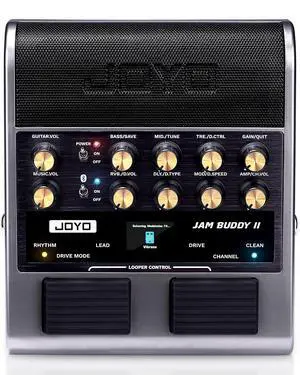 10W Electric Guitar Combo Amp Multi-Effects Pedal Portable Amplifier with Footswitch,14 Amp Models,3-Band EQ,36 Drum Patterns & Looper,OTG Recording,Bluetooth for Practice(JAM Buddy II, Gray) 10W Electric Guitar Combo Amp Multi-Effects Pedal Portable Amplifier with Footswitch,14 Amp Models,3-Band EQ,36 Drum Patterns & Looper,OTG Recording,Bluetooth for Practice(JAM Buddy II, Gray)