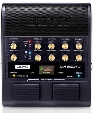 10W Portable Electric Guitar Amp Multi-Effects Pedal Combo Amplifier with Footswitch,14 Amp Models,3-Band EQ,36 Drum Patterns & Looper,OTG Recording,Bluetooth for Practice(JAM Buddy II, Black) 10W Portable Electric Guitar Amp Multi-Effects Pedal Combo Amplifier with Footswitch,14 Amp Models,3-Band EQ,36 Drum Patterns & Looper,OTG Recording,Bluetooth for Practice(JAM Buddy II, Black)