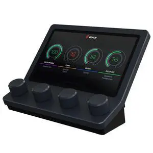 Mix - USB C Windows Audio Controller with a Beautiful 5 Color Display and 4 Smooth Push-Button encoders for Streaming, Gaming, Podcasting, and Work from Home Applications (Dark) Mix - USB C Windows Audio Controller with a Beautiful 5 Color Display and 4 Smooth Push-Button encoders for Streaming, Gaming, Podcasting, and Work from Home Applications (Dark)