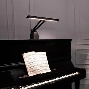 Professional LED Piano Lights for Upright Piano - Piano Lamps with Ambient Light, Favorite Mode, Eye-Care, 5 Levels Color Temperatures, 5 Levels Dimming, Steady Base, Black(Updated Version) Professional LED Piano Lights for Upright Piano - Piano Lamps with Ambient Light, Favorite Mode, Eye-Care, 5 Levels Color Temperatures, 5 Levels Dimming, Steady Base, Black(Updated Version)