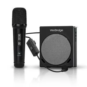 WinBridge Portable PA System 30W Voice Amplifier with Dual Wireless Mics | Bluetooth Speaker with Headset & Handheld Mic, 65ft Stable Transmission,13+ Battery, Perfect for Teachers & Tours,Event S91 WinBridge Portable PA System 30W Voice Amplifier with Dual Wireless Mics | Bluetooth Speaker with Headset & Handheld Mic, 65ft Stable Transmission,13+ Battery, Perfect for Teachers & Tours,Event S91