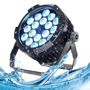 Outdoor Waterproof Par Lights, IP65 Stage Light, LED Uplights with DMX512 Sound Activated, DJ Lighting for Christmas Event Party Wedding Disco (1, 6 Colors Mixed) Outdoor Waterproof Par Lights, IP65 Stage Light, LED Uplights with DMX512 Sound Activated, DJ Lighting for Christmas Event Party Wedding Disco (1, 6 Colors Mixed)