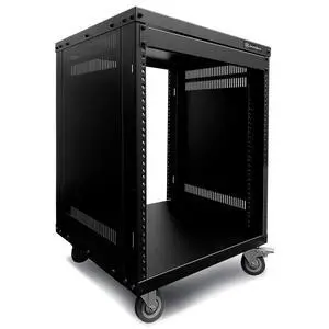 AxcessAbles 12U Network Rack with Wheels - 500lb Capacity, 18" Depth | 19-Inch Open Frame AV Rack Case with 3 Caster Wheels | Screws, Spacer, Tool Included AxcessAbles 12U Network Rack with Wheels - 500lb Capacity, 18" Depth | 19-Inch Open Frame AV Rack Case with 3 Caster Wheels | Screws, Spacer, Tool Included