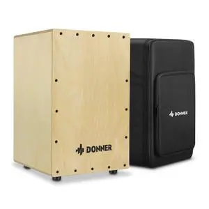 Cajon Box Drum Full Size, Percussion Instrument Gifts for Adults Teens, Hand Crafted Birchwood Beat Box, Jam Cajon Drum Box, Portable with Adjustable Straps Travel Backpack Cajon Box Drum Full Size, Percussion Instrument Gifts for Adults Teens, Hand Crafted Birchwood Beat Box, Jam Cajon Drum Box, Portable with Adjustable Straps Travel Backpack