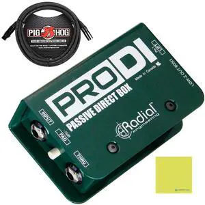 Radial Engineering ProDI Passive Instrument Direct Box Bundle Radial Engineering ProDI Passive Instrument Direct Box Bundle