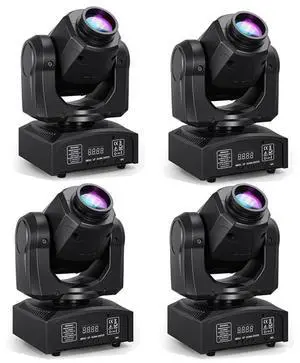 60W LED Moving Head Stage Light, DMX512 DJ Light | 8 Gobos & 8 Colors, Sound Activated, 540° Pan & 270° Tilt, Compact DJ Lighting for Weddings, Parties, and Stage Events 60W LED Moving Head Stage Light, DMX512 DJ Light | 8 Gobos & 8 Colors, Sound Activated, 540° Pan & 270° Tilt, Compact DJ Lighting for Weddings, Parties, and Stage Events