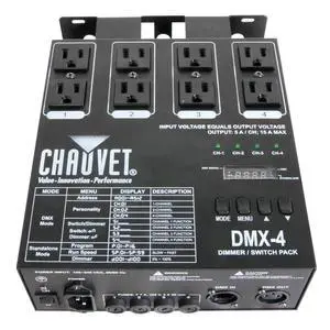 DMX-4 Dimmer/Relay Pack | LED Light Controllers DMX-4 Dimmer/Relay Pack | LED Light Controllers