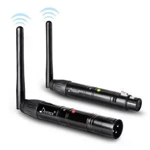 2PCS DMX512 DMX Dfi DJ 2.4G Wireless 1 Receiver with Light Dome& 1 Transmitter Stage Lighting Control (Black) 2PCS DMX512 DMX Dfi DJ 2.4G Wireless 1 Receiver with Light Dome& 1 Transmitter Stage Lighting Control (Black)