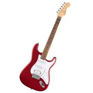 Squier Debut Stratocaster HSS Beginner Electric Guitar, Dakota Red | Starter electric guitar for kids and adults, HSS pickups, free lessons included, satin finish Squier Debut Stratocaster HSS Beginner Electric Guitar, Dakota Red | Starter electric guitar for kids and adults, HSS pickups, free lessons included, satin finish