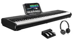 88 Keys Weighted Keyboard with Sustain Pedal, Hammer-Action Digital Piano, 2x15W Built-In Speakers, Full-size Electric Piano Keyboard Supports USB-MIDI/Wireless Connect, SDP-120 88 Keys Weighted Keyboard with Sustain Pedal, Hammer-Action Digital Piano, 2x15W Built-In Speakers, Full-size Electric Piano Keyboard Supports USB-MIDI/Wireless Connect, SDP-120