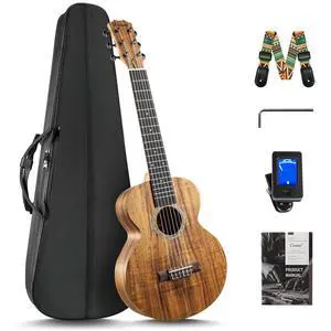 30" 6 String Acacia KOA CB207G Beginner Travel Guitalele | Handmade Ukelele Starter Kit 30" 6 String Acacia KOA CB207G Beginner Travel Guitalele | Handmade Ukelele Starter Kit