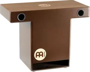 Meinl Slaptop Cajon Box Drum with Internal Snares and Forward Projecting Sound Ports - NOT MADE IN CHINA - Walnut Playing Surface, (TOPCAJ2WN) Meinl Slaptop Cajon Box Drum with Internal Snares and Forward Projecting Sound Ports - NOT MADE IN CHINA - Walnut Playing Surface, (TOPCAJ2WN)