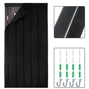 Thick Door Soundproofing Blanket, 37.5 x 86.6 x 0.8 inches Heavy Window Sound Barrier Sheet, Bedroom Acoustic Dampening Curtain Divider, Wall Noise Blocker for Music Home Recording Studio M Thick Door Soundproofing Blanket, 37.5 x 86.6 x 0.8 inches Heavy Window Sound Barrier Sheet, Bedroom Acoustic Dampening Curtain Divider, Wall Noise Blocker for Music Home Recording Studio M