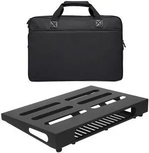 Guitar Pedal Board 18" x 11.8" Guitar Pedalboard with Power Supply Bracket (GKS-18B) Guitar Pedal Board 18" x 11.8" Guitar Pedalboard with Power Supply Bracket (GKS-18B)