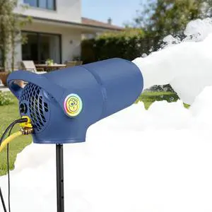 Party Foam Cannon, Foam Machine for Party, 3 Modes Detachable Front Barrel Adjustable Wind Speed, Foam Making Machine for Garden Backyard Pool Indoor Party Foam Cannon, Foam Machine for Party, 3 Modes Detachable Front Barrel Adjustable Wind Speed, Foam Making Machine for Garden Backyard Pool Indoor