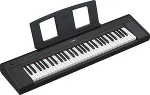 Piaggero 61-Key Ultra-Portable Digital Piano, Touch Sensitive Keys, Metronome, Recording Function, Black NP15B Piaggero 61-Key Ultra-Portable Digital Piano, Touch Sensitive Keys, Metronome, Recording Function, Black NP15B